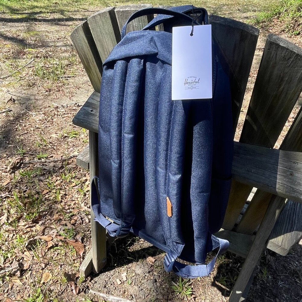 NWT Unisex Adult OS Navy Herschel Supply Co. Miller Backpack - Picture 4 of 15